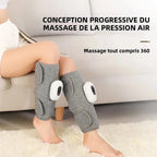 Masseur électrique de mollets avec chauffage pétrissage pression d'air masseur de jambes Circulation sanguine masseur de Compression d'air de jambe sans fil