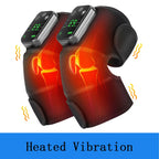 Masseur thermique de genou 3 en 1, attelle de soutien chauffant pour épaules, genou, coude, coussin vibrant Rechargeable, relaxation musculaire pour l'arthrite