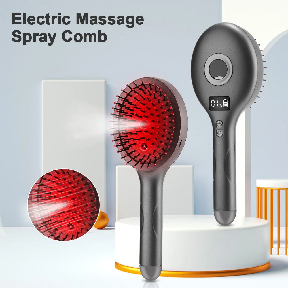 Brosse à cheveux massante de cuir chevelu-Booste follicules