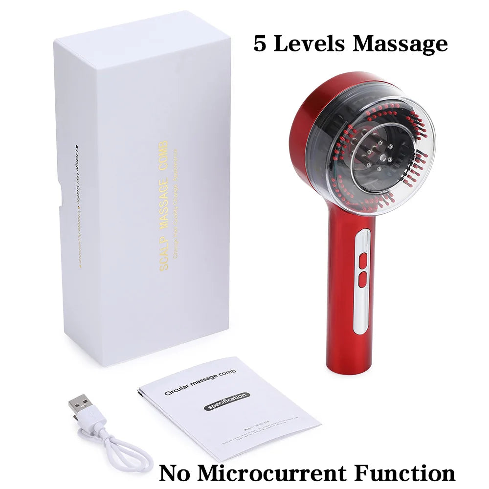 Brosse massante cuir chevelu