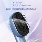 Brosse massante de cuir chevelu à brume
