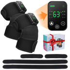 Masseur thermique de genou 3 en 1, attelle de soutien chauffant pour épaules, genou, coude, coussin vibrant Rechargeable, relaxation musculaire pour l'arthrite