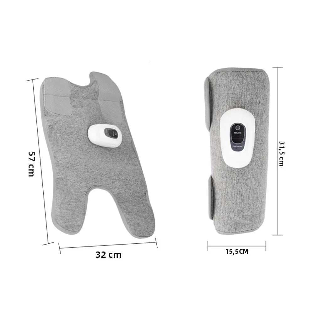 Masseur électrique de mollets avec chauffage pétrissage pression d'air masseur de jambes Circulation sanguine masseur de Compression d'air de jambe sans fil