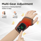 Coussin chauffant électrique pour poignet, attelle de soutien pour les mains et le poignet, Massage par Vibration électrique, Compression chaude pour l'arthrite